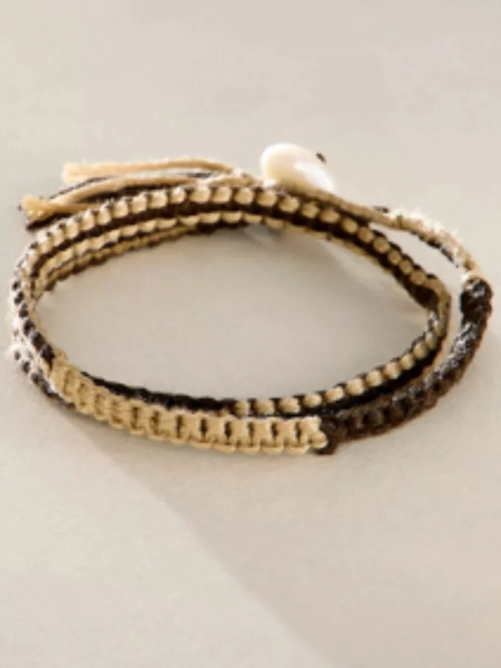 NWT Free People Double Wrap Bracelet Chocolate